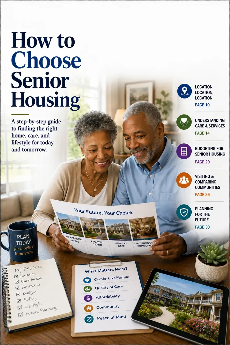 Cover art: How to Choose Senior Housing