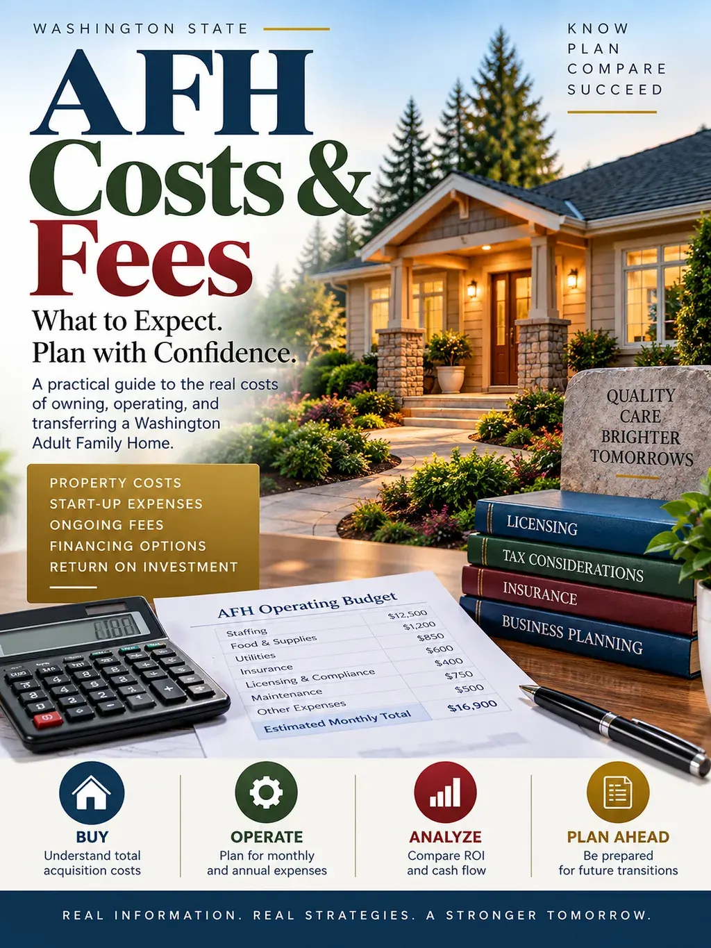 Cover art: AFH Costs & Fees