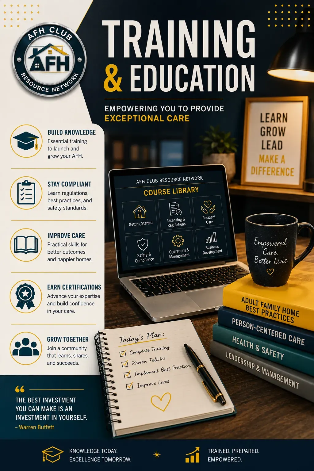 Cover art: AFH Training & Education